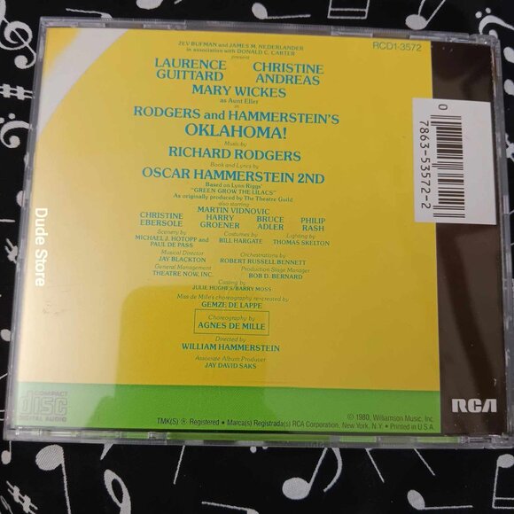 Rodgers & Hammerstein's OKLAHOMA! - 16 Songs - Recorded in 1980 - CD - Picture 3 of 4